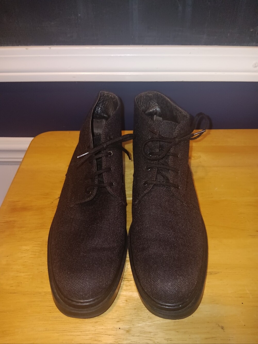 Tod's Men's Dark Brown Lace-Up Chukka Boots Size 9